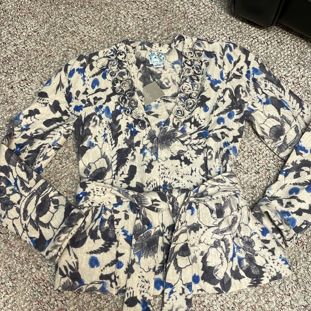 New Tabitha 100% wool cardigan
